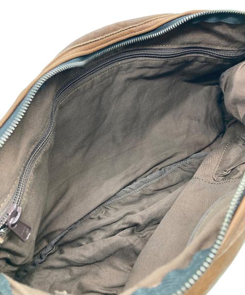 master-piece（マスターピース）master-piece (マスターピース) レザーショルダーバッグ ブラウンの古着・服飾アイテム