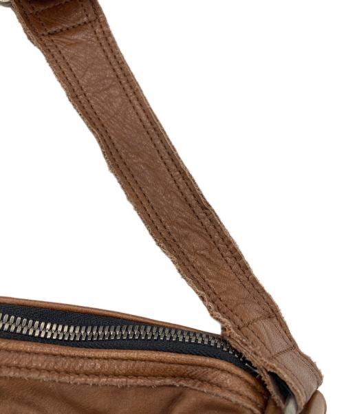 master-piece（マスターピース）master-piece (マスターピース) レザーショルダーバッグ ブラウンの古着・服飾アイテム