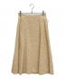 IENA LA BOUCLE（イエナ ラ ブークル）の古着「ツイードフレアスカート」｜ベージュ