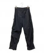 Snow peakスノーピーク）の古着「Nylon Tussah Utility Storage Pants」｜ブラック