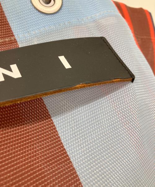 MARNI（マルニ）MARNI (マルニ) ストライプメッシュトートバッグ マルチカラーの古着・服飾アイテム