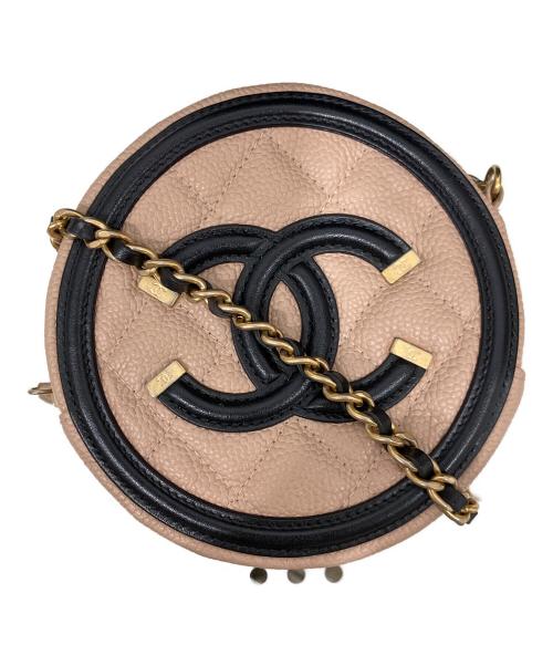 CHANEL（シャネル）CHANEL (シャネル) ショルダーポーチ ベージュの古着・服飾アイテム
