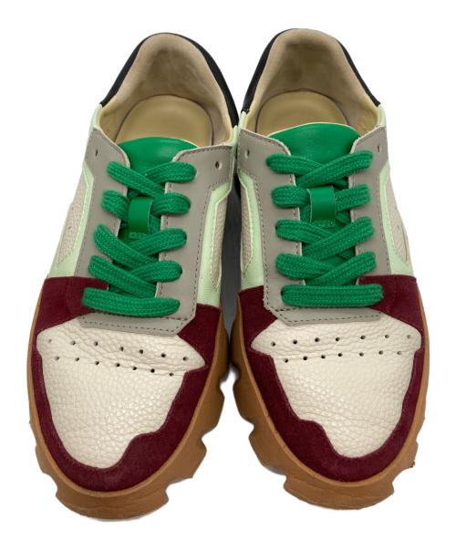 4ccccees（フォーシーズ）4ccccees (フォーシーズ) 厚底スニーカー ワインレッド サイズ:36の古着・服飾アイテム
