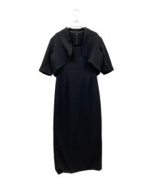 Ameri（アメリ）の古着「3WAY CURVE BOLERO SET DRESS」｜ブラック