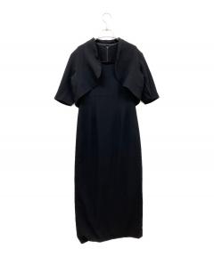 中古・古着通販】AMERI (アメリ) FLUFFY MACARON DRESS ブラック