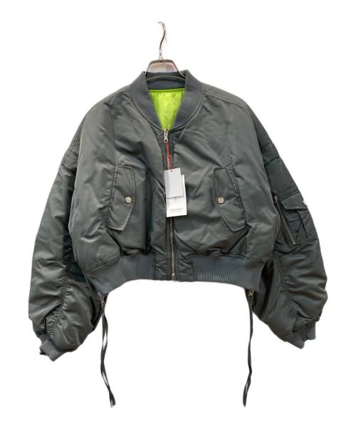 MAISON SPECIAL（メゾンスペシャル）MAISON SPECIAL (メゾンスペシャル) Reversible Nylon Over MA-1 グレー サイズ:Free 未使用品の古着・服飾アイテム
