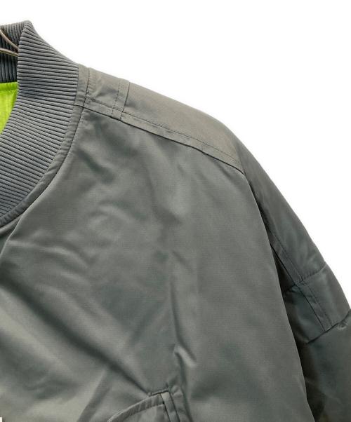 MAISON SPECIAL（メゾンスペシャル）MAISON SPECIAL (メゾンスペシャル) Reversible Nylon Over MA-1 グレー サイズ:Free 未使用品の古着・服飾アイテム