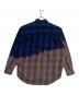 VETEMENTS (ヴェトモン) BLEACHED FLANNEL SHIRT ブルー×ピンク サイズ:XS：26000円