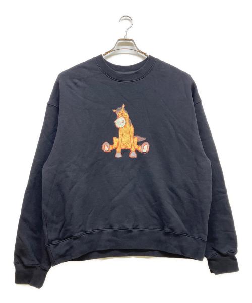 NAHMIAS（ナミアス）NAHMIAS (ナミアス) High Horse Crewneck ブラック サイズ:Lの古着・服飾アイテム