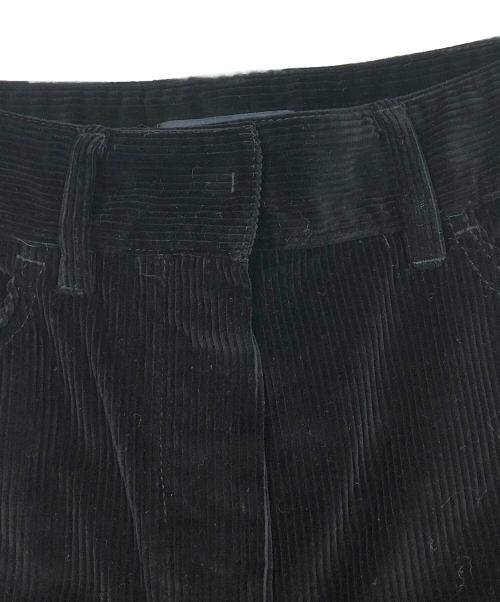'S Max Mara（エスマックスマーラ）'S Max Mara (エスマックスマーラ) コーデュロイパンツ ブラック サイズ:SIZE 38の古着・服飾アイテム