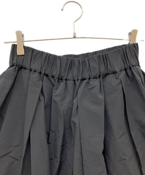 LOHEN（ローヘン）LOHEN (ローヘン) ハイカウントグログランスカートパンツ ブラック サイズ:FREEの古着・服飾アイテム