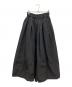LOHEN（ローヘン）の古着「ハイカウントグログランスカートパンツ」｜ブラック