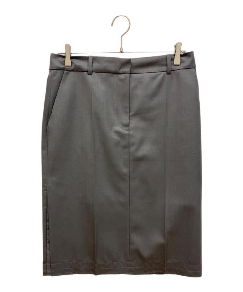 LOW CLASSIC（ロウクラシック）LOW CLASSIC (ロウクラシック) CLASSIC H-LINE SKIRT グレー サイズ:Mの古着・服飾アイテム