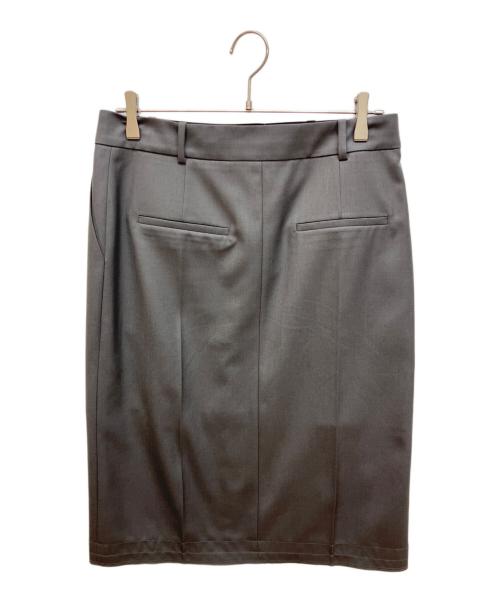 LOW CLASSIC（ロウクラシック）LOW CLASSIC (ロウクラシック) CLASSIC H-LINE SKIRT グレー サイズ:Mの古着・服飾アイテム