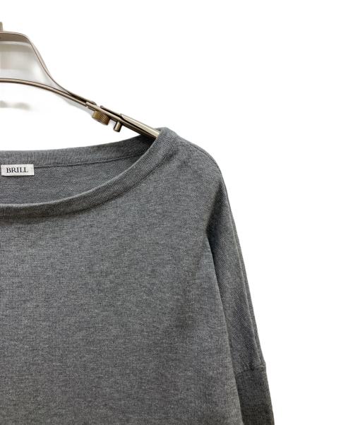 BRILL（ブリル）BRILL (ブリル) コットンニット グレー サイズ:Fの古着・服飾アイテム