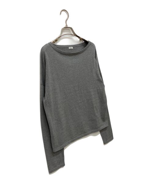 BRILL（ブリル）BRILL (ブリル) コットンニット グレー サイズ:Fの古着・服飾アイテム