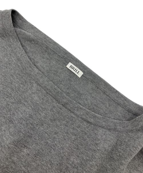 BRILL（ブリル）BRILL (ブリル) コットンニット グレー サイズ:Fの古着・服飾アイテム