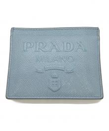 PRADA（プラダ）の古着「カードケース」｜ブルー