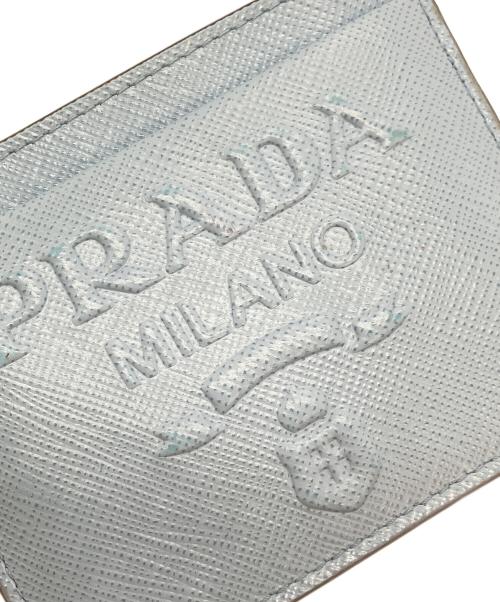 PRADA（プラダ）PRADA (プラダ) カードケース ブルーの古着・服飾アイテム