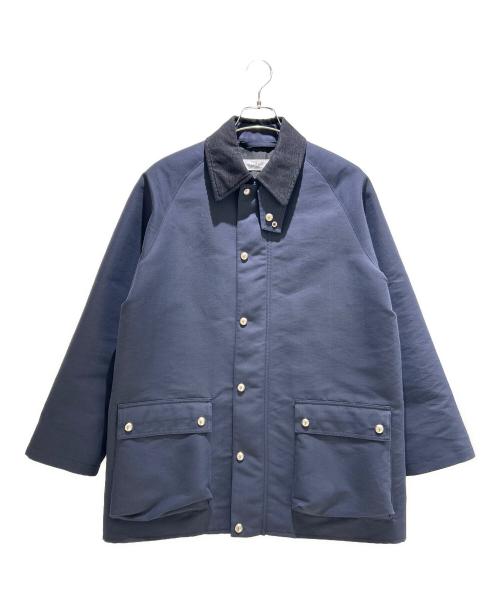 GALERIE VIE（ギャルリーヴィー）GALERIE VIE (ギャルリーヴィー) ダブルクロス ステンカラーショートコート 23084408203 ネイビー サイズ:FREEの古着・服飾アイテム