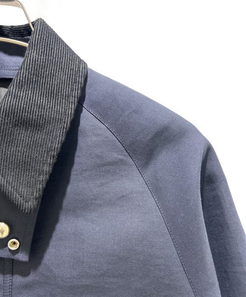 GALERIE VIE（ギャルリーヴィー）GALERIE VIE (ギャルリーヴィー) ダブルクロス ステンカラーショートコート 23084408203 ネイビー サイズ:FREEの古着・服飾アイテム