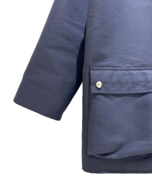 GALERIE VIE（ギャルリーヴィー）GALERIE VIE (ギャルリーヴィー) ダブルクロス ステンカラーショートコート 23084408203 ネイビー サイズ:FREEの古着・服飾アイテム