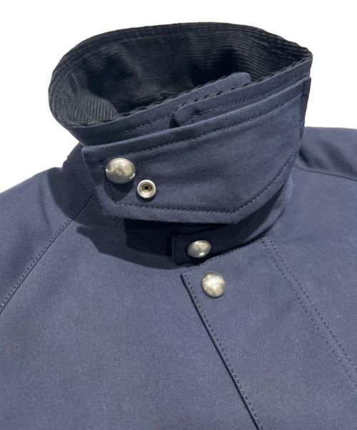 GALERIE VIE（ギャルリーヴィー）GALERIE VIE (ギャルリーヴィー) ダブルクロス ステンカラーショートコート 23084408203 ネイビー サイズ:FREEの古着・服飾アイテム