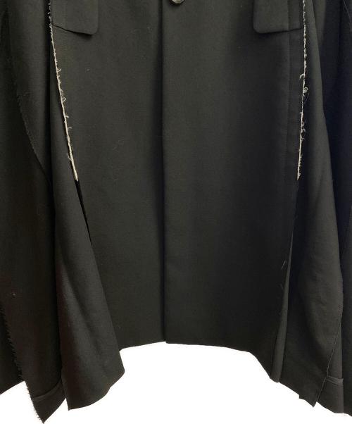 COMME des GARCONS HOMME PLUS（コムデギャルソンオムプリュス）COMME des GARCONS HOMME PLUS (コムデギャルソンオムプリュス) 再構築 カットオフ ジャケット ブラック サイズ:ＸＳの古着・服飾アイテム