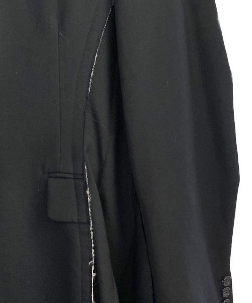 COMME des GARCONS HOMME PLUS（コムデギャルソンオムプリュス）COMME des GARCONS HOMME PLUS (コムデギャルソンオムプリュス) 再構築 カットオフ ジャケット ブラック サイズ:ＸＳの古着・服飾アイテム