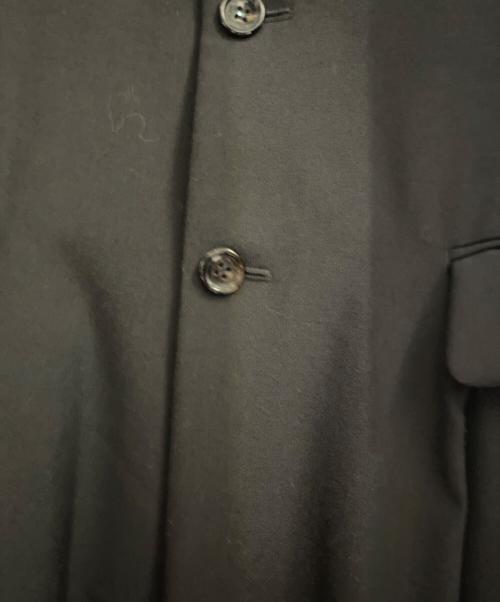 COMME des GARCONS HOMME PLUS（コムデギャルソンオムプリュス）COMME des GARCONS HOMME PLUS (コムデギャルソンオムプリュス) 裁ち切り変形ジャケット ブラック サイズ:Ｓの古着・服飾アイテム