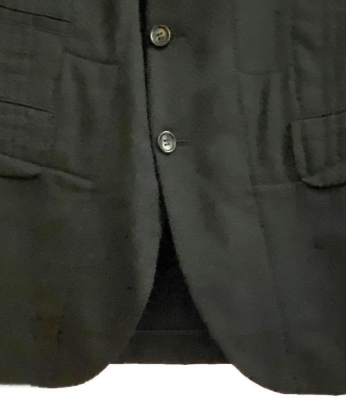 COMME des GARCONS HOMME PLUS（コムデギャルソンオムプリュス）COMME des GARCONS HOMME PLUS (コムデギャルソンオムプリュス) ウールデザインジャケット ブラック サイズ:ＸＳの古着・服飾アイテム