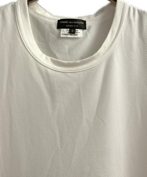 COMME des GARCONS HOMME PLUS（コムデギャルソンオムプリュス）COMME des GARCONS HOMME PLUS (コムデギャルソンオムプリュス) BETELGEUSE SS TEE ホワイト サイズ:Ｓの古着・服飾アイテム