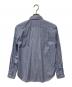 COMME des GARCONS HOMME PLUS (コムデギャルソンオムプリュス) ギンガムフリルドッキングストライプシャツ ブルー×ホワイト サイズ:XS：20000円