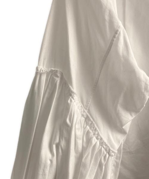 COMME des GARCONS HOMME PLUS（コムデギャルソンオムプリュス）COMME des GARCONS HOMME PLUS (コムデギャルソンオムプリュス) パフスリーブシャツ ホワイト サイズ:XSの古着・服飾アイテム