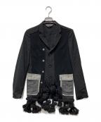 COMME des GARCONS HOMME PLUSコムデギャルソンオムプリュス）の古着「再構築ジャケット」｜ブラック