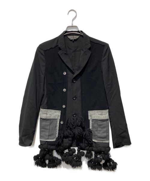 COMME des GARCONS HOMME PLUS（コムデギャルソンオムプリュス）COMME des GARCONS HOMME PLUS (コムデギャルソンオムプリュス) 再構築ジャケット ブラック サイズ:XSの古着・服飾アイテム