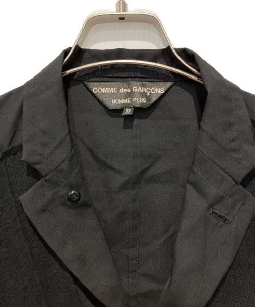 COMME des GARCONS HOMME PLUS（コムデギャルソンオムプリュス）COMME des GARCONS HOMME PLUS (コムデギャルソンオムプリュス) 再構築ジャケット ブラック サイズ:XSの古着・服飾アイテム