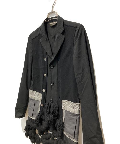 COMME des GARCONS HOMME PLUS（コムデギャルソンオムプリュス）COMME des GARCONS HOMME PLUS (コムデギャルソンオムプリュス) 再構築ジャケット ブラック サイズ:XSの古着・服飾アイテム