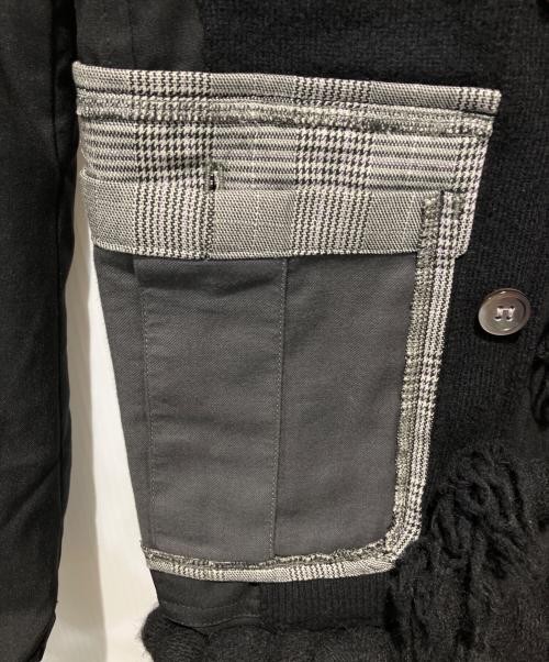 COMME des GARCONS HOMME PLUS（コムデギャルソンオムプリュス）COMME des GARCONS HOMME PLUS (コムデギャルソンオムプリュス) 再構築ジャケット ブラック サイズ:XSの古着・服飾アイテム