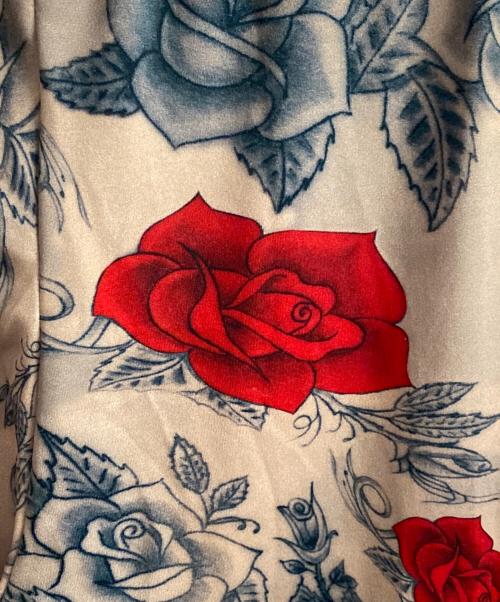 COMME des GARCONS（コムデギャルソン）COMME des GARCONS (コムデギャルソン) レギンスパンツ ベージュ×レッド サイズ:Mの古着・服飾アイテム