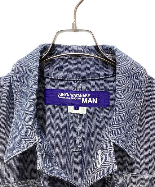 JUNYA WATANABE MAN（ジュンヤワタナベマン）JUNYA WATANABE MAN (ジュンヤワタナベマン) Dickies (ディッキーズ) 再構築ワークコート インディゴ サイズ:Ｓの古着・服飾アイテム