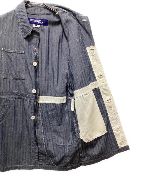JUNYA WATANABE MAN（ジュンヤワタナベマン）JUNYA WATANABE MAN (ジュンヤワタナベマン) Dickies (ディッキーズ) 再構築ワークコート インディゴ サイズ:Ｓの古着・服飾アイテム
