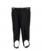 COMME des GARCONS HOMME PLUSコムデギャルソンオムプリュス）の古着「トレンカパンツ」｜ブラック