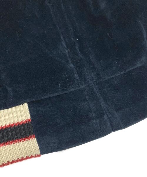 TAILOR TOYO（テーラー東洋）TAILOR TOYO (テーラー東洋) Late 1950s Style Velveteen Souvenir Jacket “MOUNTAIN GOAT” × “ALASKAN FLAG” ブラック サイズ:Mの古着・服飾アイテム