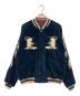 TAILOR TOYO（テーラー東洋）の古着「Late 1950s Style Velveteen Souvenir Jacket “MOUNTAIN GOAT” × “ALASKAN FLAG”」｜ブラック