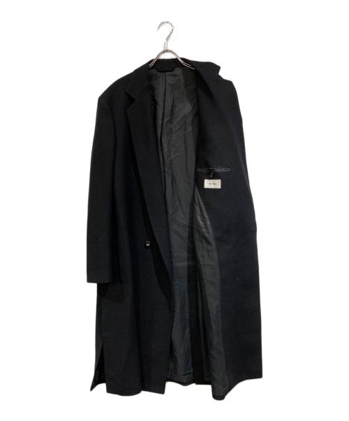 THE RERACS（ザ リラクス）THE RERACS (ザ リラクス) THE CHESTER FIELD COAT ブラック サイズ:48の古着・服飾アイテム