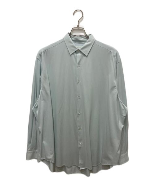 KANEMASA PHIL.（カネマサフィル）KANEMASA PHIL. (カネマサフィル) 46G Atmosphere L/S Shirt スカイブルー サイズ:Lの古着・服飾アイテム