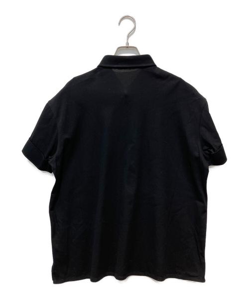 THE RERACS（ザ リラクス）THE RERACS (ザ リラクス) RERACS REGULAR COLLAR POLO SHIRT ブラック サイズ:48の古着・服飾アイテム