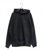 TENTIALテンシャル バクネ）の古着「テックスウェット プルフーディー」｜ブラック