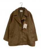 PORT BY ARKポートバイアーク）の古着「Padded Half Coat」｜ブラウン